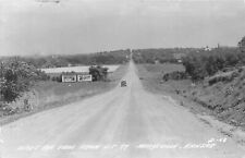 Postcard RPPC 1948 Kansas Marysville Birdseye View US 77 automobile KS24-3028 picture