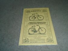1892 Large John Lovell Diamond Cycles Bicycles Print Ad picture