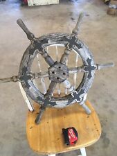 Antique Boat  Steering Wheel picture