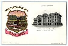 c1905 Square Miles Created Territory Capitol Phoenix Arizona AZ Vintage Postcard picture
