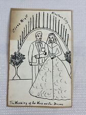 Columbus Mississippi New Hope 1957 Class Night Program Wedding of Work & Dreams picture