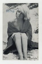 Vintage Postcard PINUP BLONDE WOMAN BIKINI #00485 NO PC BACK picture