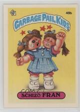 1985 Topps Garbage Pail Kids Series 2 Schizo Fran (One Star Back) #49b.1 01lu picture