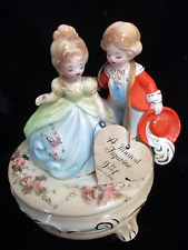 Vintage Josef Originals 'Love is a Many Splendid Thing' Musical Figurine picture