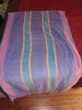 Vintage Cecil Saydah Body Beach XLG Towel Primary Stripes 56” X 29” Cotton picture