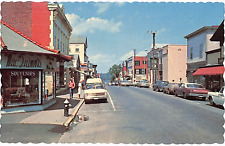 Bar Harbor Maine ME Main Street Scene Mac Quinn’s Chrome Postcard picture