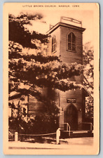c1950s Little Brown Church Nashua Iowa Vintage Postcard picture