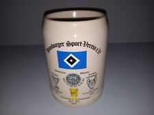 Vintage Hamburger Sport-Verein Beer Mug .5l Stein Germany 1987 picture