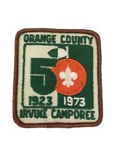 1973 BSA ORANGE COUNTY IRVINE CAMPOREE 1923-1973 50TH. ANNIVERSARY PATCH picture