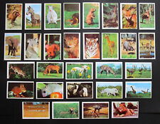 TRUCARDS  FULL SET OF 30 VERY COLLECTABLE  VINTAGE 1972 TRADE CARDS   ANIMALS picture