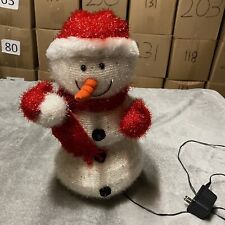 Kids Of America Corp Santa Snowman Animated Sways and Lights up RARE 2001 picture