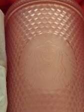 🔥  Starbucks 2022 Soft Touch Pink Lemonade Jelly Studded 16oz Tumbler NEW 🔥  picture