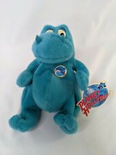 Bubba Planet Hollywood Teal Dinosaur Dragon Plush Advertising Stuffed Animal Toy picture