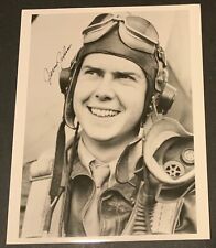 WWII Fighter Pilot Ace Gerald Johnson Signed Photo POW 8th Air Force General picture