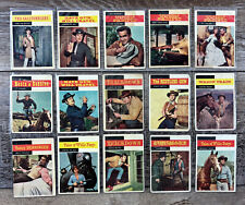 1958 Topps T.V. Westerns Trading Card Lot of 15  Poor - Good Condition picture