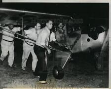 1939 Press Photo Springfield Ill Le Roy Murphy, N Wibber, H Moody & plane picture