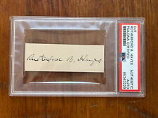 President Rutherford Hayes Signed Cut PSA. Full Name Example picture