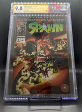 Spawn Directors Cut #1 Var B CGC 9.8 SS McFarlane and Crain signed *Rare* picture