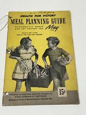 Westinghouse Electric: Health for Victory Meal Planning Guide  1944 MAY picture