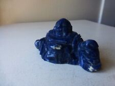 Vintage Lapis Lazuli reclining  Buddha   Rare and excellent condition  1940s picture