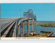 Postcard The Eugene Talmadge Bridge Savannah Georgia USA picture