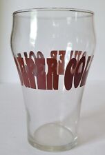 Vintage Large Glass Super Cola Tumbler 1970s Soda Pop 1 Quart about 7 Inch Tall picture