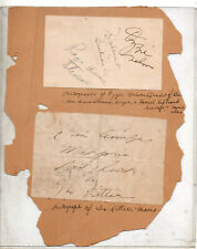 1939 Autograph OZZIE NELSON / Harriet Hilliard Nelson / Stevens/ Tex Ritter CUT picture