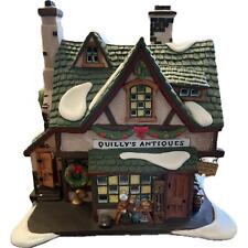 Retired Department 56  Dickens Village Christmas Quillys Antiques Store Lighted picture