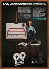 1975 Pioneer High Fidelity Receiver Vintage Print Ad/Poster 70s Man Cave Bar Art picture