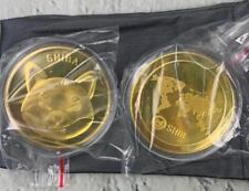 1PCS Gold Commemorative Coin 1oz Plated Shiba Inu Coin picture