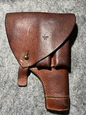 WWI, WWII Swedish Husqvarna M1907 Leather Holster picture
