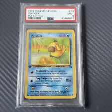 Pokemon Cards Fossil 1st Edition - Psyduck 53/62 PSA 9 picture