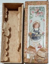 Imperial Chocolates Victorian Pretty Girl Box original Interior Papers picture