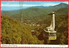 Vintage Gatlinburg TN Tennessee Aerial Tramway Postcard picture