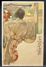 Italian Artist Giovanni Mataloni | IRIS Series | Japanese Woman | Nouveau 1889 picture