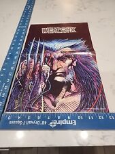 Marvel Promo folded Poster Comic Book Shop Vintage Weapon X Wolverine picture