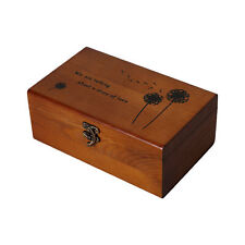 Wooden Sewing Basket Wooden Thread Box Wooden Box with Lid, Sewing Supplies picture