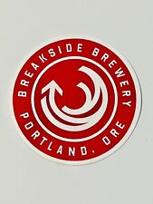 BREAKSIDE BREWERY Portland Oregon Wanderlust red STICKER craft beer brewing GABF picture