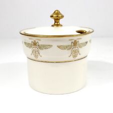 Tiffany And Company Lenox Bee Honey Pot Sugar Dish Gold White Porcelain 830/F13 picture