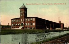 1910. SCHUYLERVILLE, NY. STANDARD WALL PAPER CO. POSTCARD V18 picture