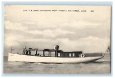 c1910's Capt. F. B. Hayes Sightseeing Yacht Norma Bar Harbor Maine ME Postcard picture
