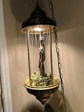 Vintage MCM CREATORS Inc. Diana Goddess Hanging Oil/Rain Lamp Refurbished picture