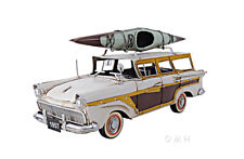 Fords Woody-Look Country Squire W/ Kayak iron Model  picture