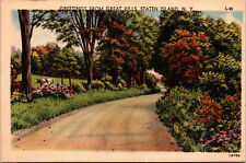Vtg 1930s Greetings from Great Kills Staten Island New York NY Unused Postcard picture