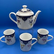 Andrea Sadek The Vanderbilt Services Teapot With 3 Cups Set picture