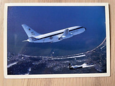 T-43 & T-37 Navigator Trainers over Lake Tahoe. 1988 Brian Shul aviation card picture