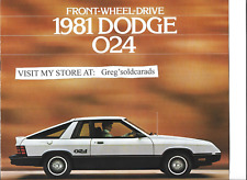 Original 1981  Dodge 024 Sales Brochure, catalog picture