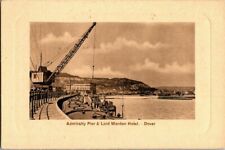 1908. ADMIRALTY PIER & LORD WARDEN HOTEL. DOVER, ENGLAND. POSTCARD. DC1 picture