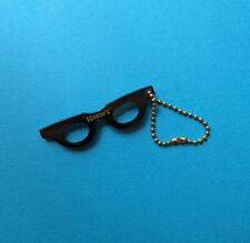 Vintage Benson's Optical Advertising Eyeglasses Shaped Keychain Promotional Item picture