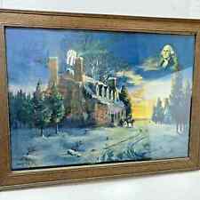 1932 George Washington Grif Teller Lithograph Heinz 57 Wood Picture Frame picture